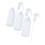 9Pcs Sturdy White Water Sprayer Bottles with Easy-Press Trigger 8