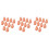 30Pcs Manicure Practice Fingers Beige Reusable Nail Art Training Stand 3