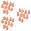 30Pcs Manicure Practice Fingers Beige Reusable Nail Art Training Stand 5