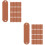 200Pcs Clothes Tags for Handmade Crochet Supplies Chocolate 6