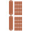 200Pcs Clothes Tags for Handmade Crochet Supplies Chocolate 5