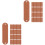 200Pcs Clothes Tags for Handmade Crochet Supplies Chocolate 3