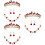 3Ensembles Bijoux Rose Couronne Collier Boucles Pour Filles Élégantes 7