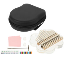 2Sets Premium Glass Kalimba Thumb Piano Multi Color Music Toy for Home