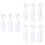 9Pcs Sturdy White Water Sprayer Bottles with Easy-Press Trigger 5