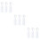 9Pcs Sturdy White Water Sprayer Bottles with Easy-Press Trigger 7