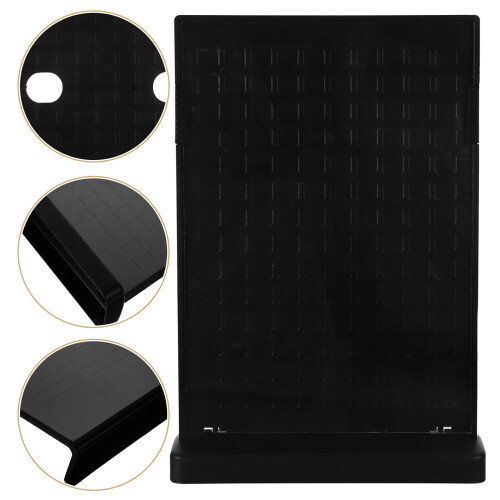 3Pcs Multi-Function Black Plastic Sign Holder for Home and Restaurant 2