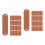 200Pcs Clothes Tags for Handmade Crochet Supplies Chocolate 4