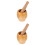 2Pcs Wooden Garlic Crush Pot and Pestle Set Practical Kitchen Tool 5