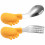 2Sets Baby Spoons Forks Utensils in Yellow with Convenient Case 1