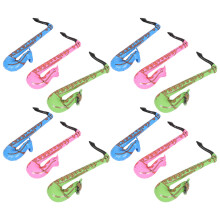 24Pcs Kids Inflatable Saxophone Props PVC Music Toys for Party Decor