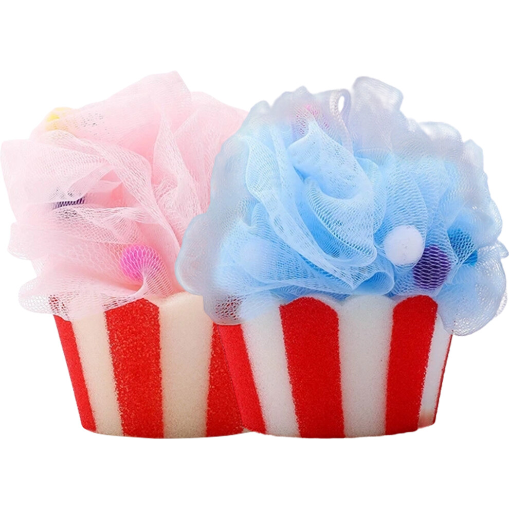 Iplusmile 10Pcs Multi Color Shower Body Scrubbers Soft Bath Loofah Balls