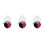 2Pcs Multi Color Makeup Sponges Cosmetic Eggs for Smooth Foundation 2