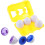 8Sets Yellow Shape Matching Egg Toy for Kids Early Education 2