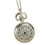 3Pcs Silver Pocket Watch Quartz Retro Style Chain Watch Accessory 1
