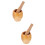 2Pcs Wooden Garlic Crush Pot and Pestle Set Practical Kitchen Tool 7