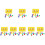8Sets Yellow Shape Matching Egg Toy for Kids Early Education 9