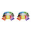 400Pcs Bright Multicolor Craft Felt Pads for Sewing and Home Decor 7