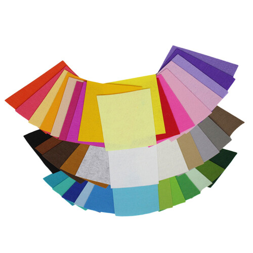 400Pcs Bright Multicolor Craft Felt Pads for Sewing and Home Decor 2