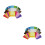 400Pcs Bright Multicolor Craft Felt Pads for Sewing and Home Decor 8