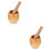 2Pcs Wooden Garlic Crush Pot and Pestle Set Practical Kitchen Tool 6