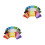 400Pcs Bright Multicolor Craft Felt Pads for Sewing and Home Decor 5