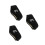 3Pcs Adjustable Soundproof Sleep Ear Muffs Plush Comfortable Black 6