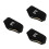 3Pcs Adjustable Soundproof Sleep Ear Muffs Plush Comfortable Black 8