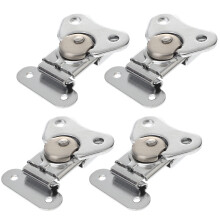 12Pcs Durable Silver Spring Latches Small Draw Latches for Boxes