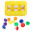 8Sets Yellow Shape Matching Egg Toy for Kids Early Education 5