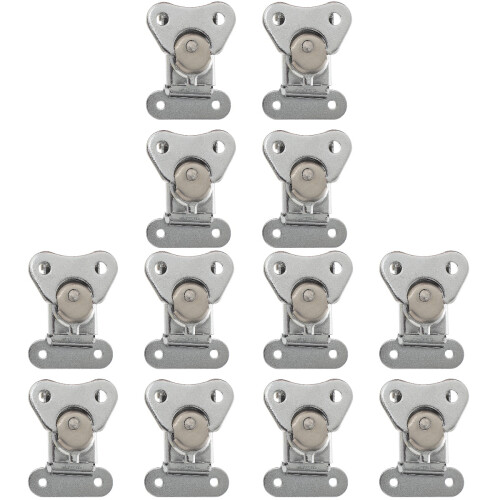 12Pcs Durable Silver Spring Latches Small Draw Latches for Boxes 2