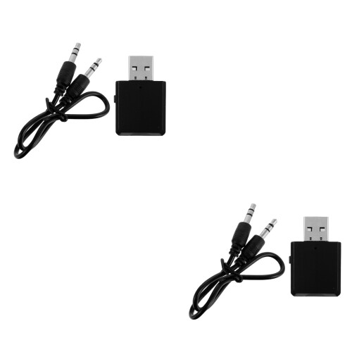 2Pcs Wireless USB 5.0 Adapter 3-in-1 Receiver Transmitter for Computer 2