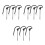 9Pcs Weight Stack Pin Gym Machine Safety Lock Durable Metal Home Use 6