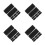 32Pcs Durable Nylon Belt Keepers Black Elastic Strap Holders for Belts 9