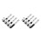 4Pairs Silver Metal Wall Mounted Hooks Garage Tool Storage Holders 9