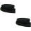 2Pcs Black Hook and Loop Roll Tape Self Adhesive Strong Stickiness Use 6