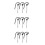 9Pcs Weight Stack Pin Gym Machine Safety Lock Durable Metal Home Use 5