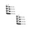 4Pairs Silver Metal Wall Mounted Hooks Garage Tool Storage Holders 6