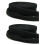 2Pcs Black Hook and Loop Roll Tape Self Adhesive Strong Stickiness Use 5