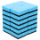72Pcs Sky-Blue Felt Chalkboard Erasers for School and Office Use 3