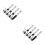 4Pairs Silver Metal Wall Mounted Hooks Garage Tool Storage Holders 3