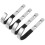 4Pairs Silver Metal Wall Mounted Hooks Garage Tool Storage Holders 10