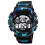 3Pcs Men Sport Electronic Watch Waterproof Digital Display Alarm Timer 1