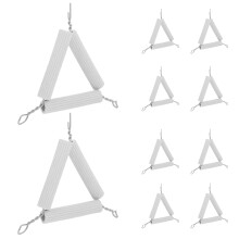 20Pcs Stable White Iron Crucible Holder Rack for Teaching Labs