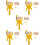 5Sets Roller Brush for Drawing Walls Home Use Yellow Comfortable Grip 8