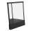 Black Tabletop Vanity Mirror Non Distortion Mirror for Home Use 1