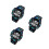 3Pcs Men Sport Electronic Watch Waterproof Digital Display Alarm Timer 3