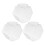 3Pcs Plastic Cookie Jars Large Clear Hexagon Candy Storage Canisters 10