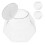3Pcs Plastic Cookie Jars Large Clear Hexagon Candy Storage Canisters 11