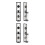 4Pcs Iron Hanging Candlestick Assorted Color Wall Candle Shelf 10